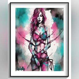 Ladyilly Luxx Framed Wall Art 8.5"×11"